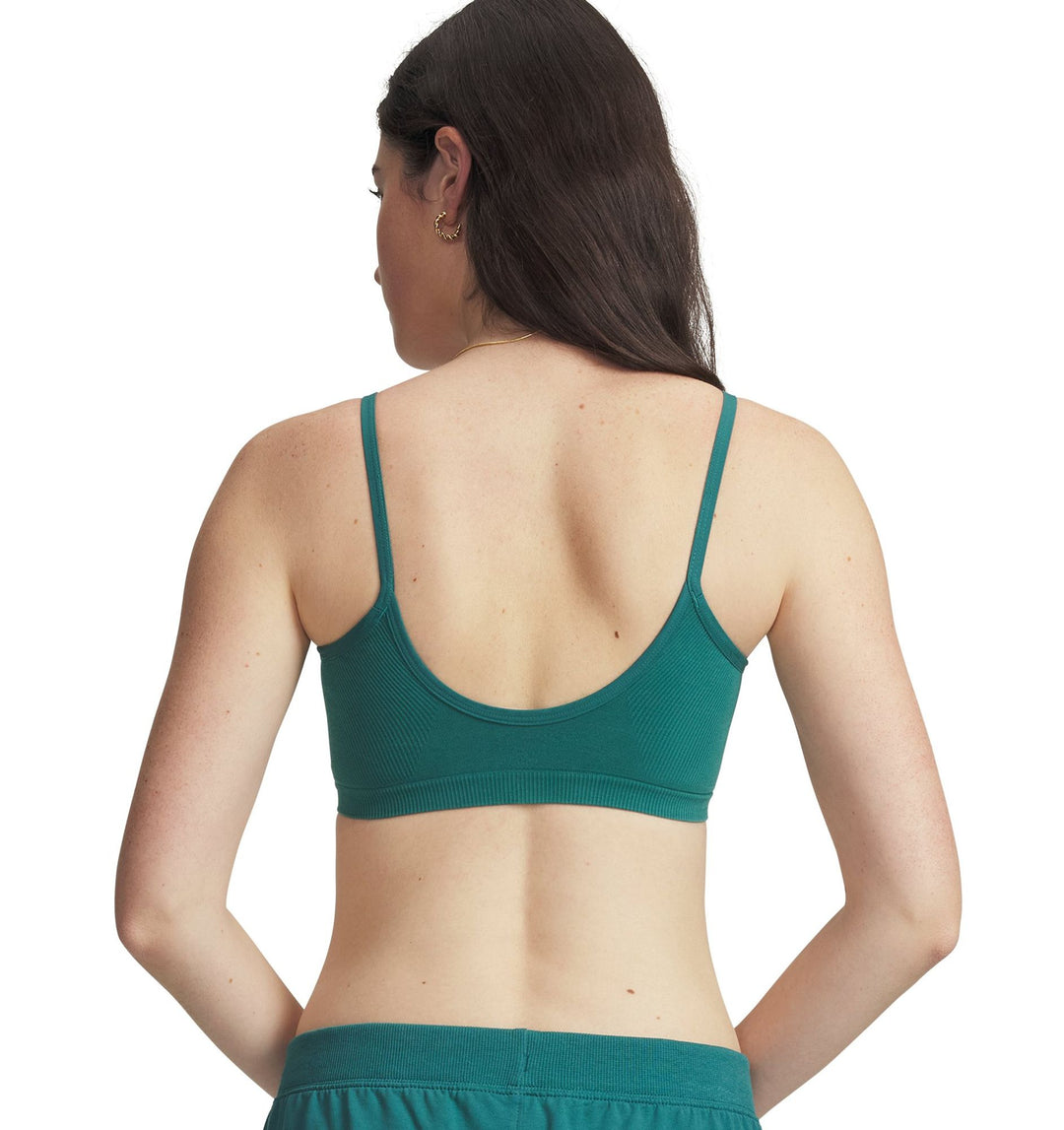Under Armour Seamless Cotton Low Bra - rack green