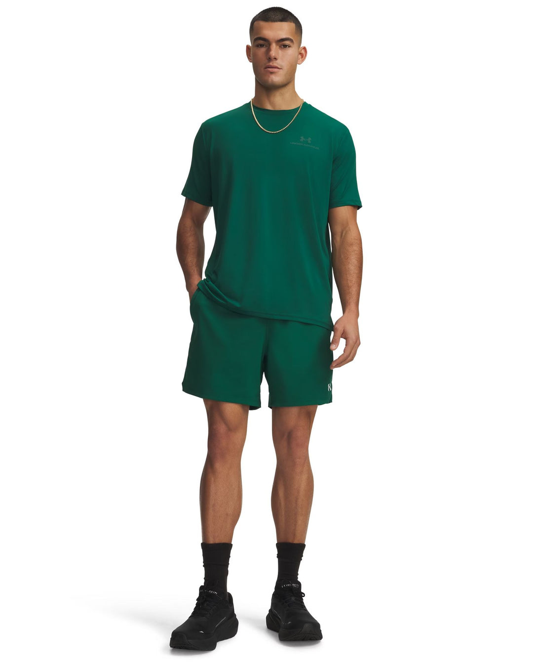 Under Armour Ua Vanish Wven Short 2.0 6In - campus ivy
