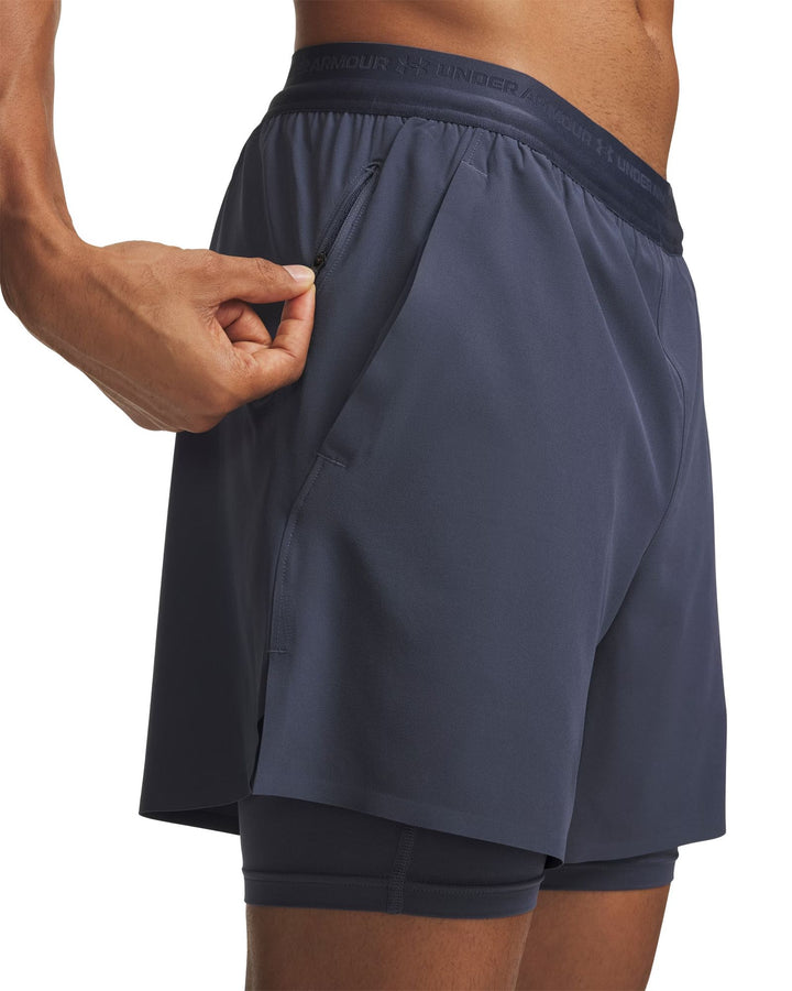 Under Armour Ua Vanish Elite 2In1 Short - downpour gray