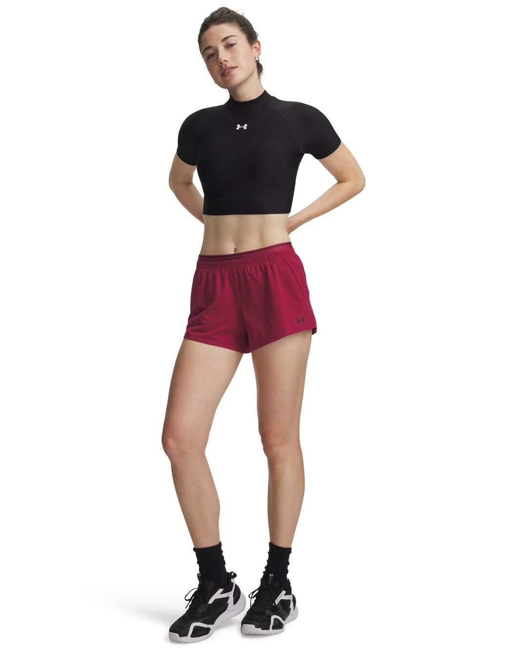 Under Armour Ua Vanish Woven 3In Shorts - claret