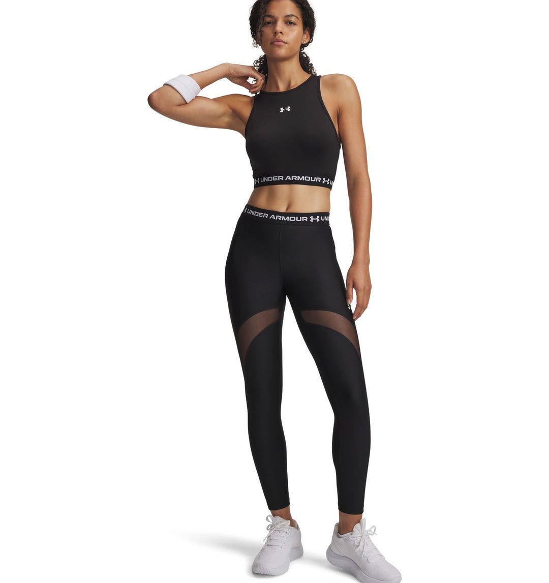 Under Armour  HEATGEAR MESH LEGGING - ULTIMATE BLACK