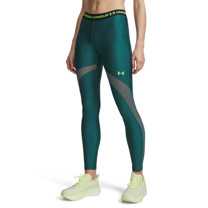 Under Armour Heatgear Mesh Legging - rack green