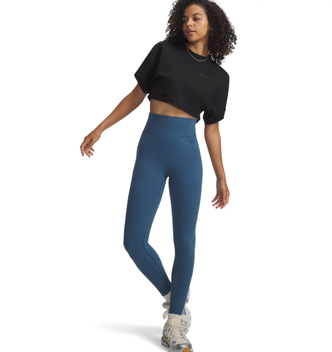 Under Armour Seamless Cotton Legging - wham blue