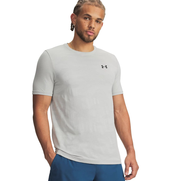 Under Armour Ua Vanish Elite Smls Ss Camo - titanium