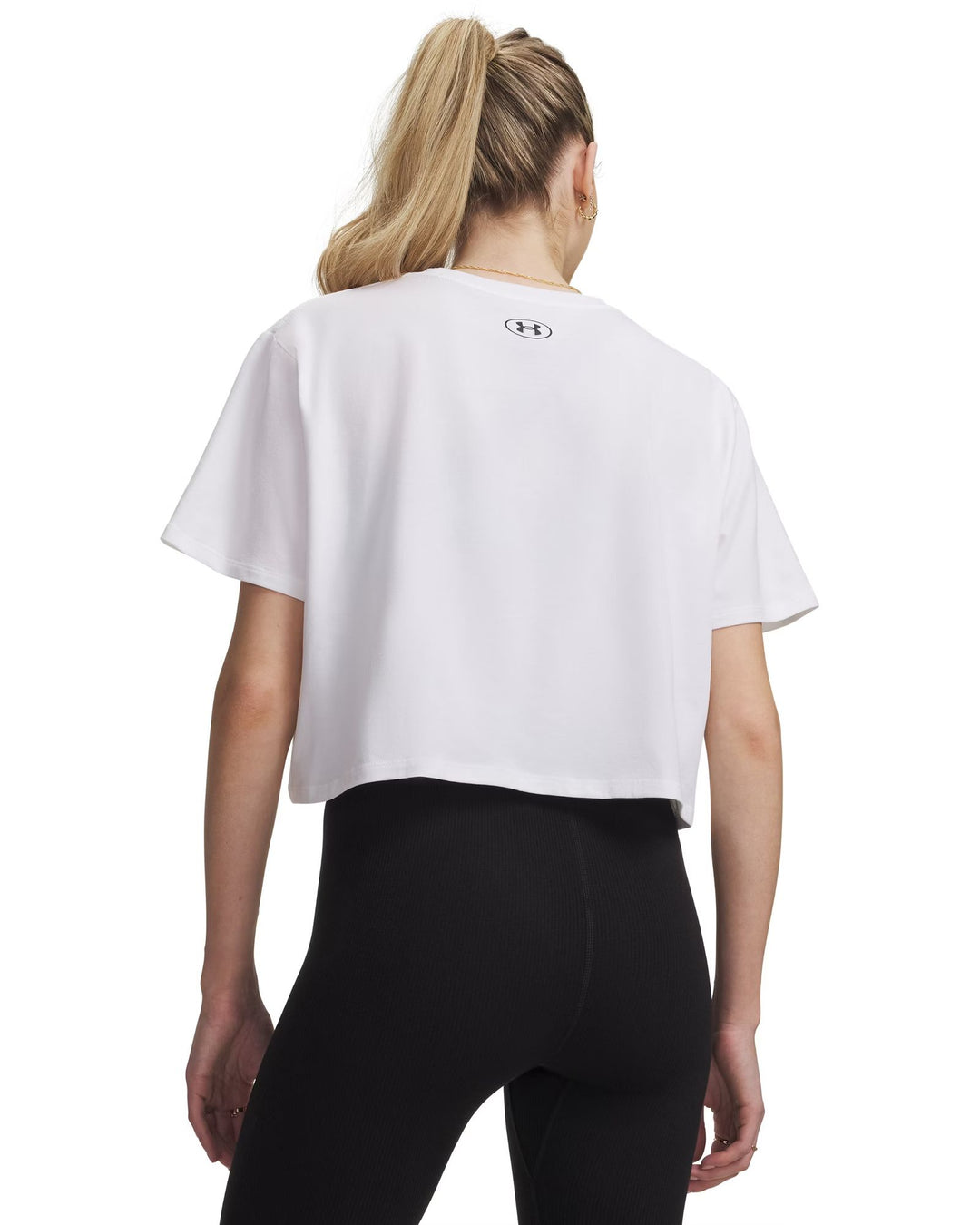 Under Armour Ua Rival Boxy Tee Solid - white