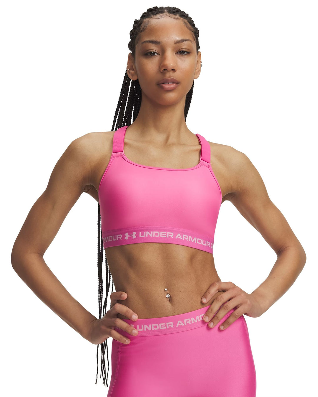 Under Armour Heatgear High - pink frenzy