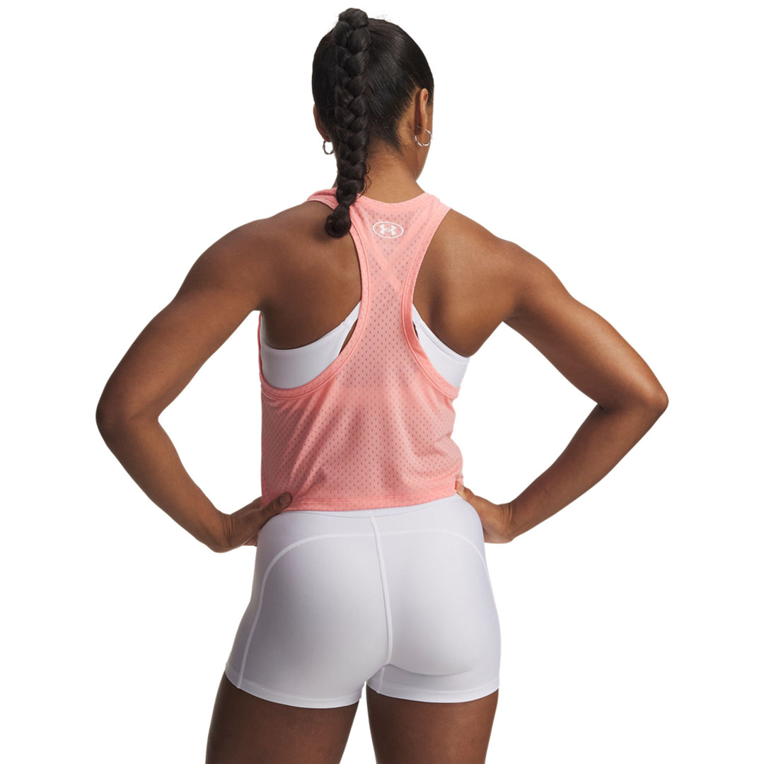 Under Armour  TECH SPORT MESH CROP TANK - POSH PINK