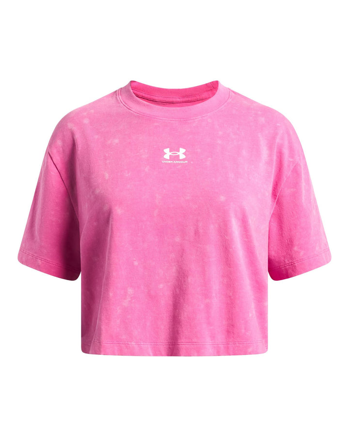 Under Armour Ua G Rival Wash Ss - pink frenzy