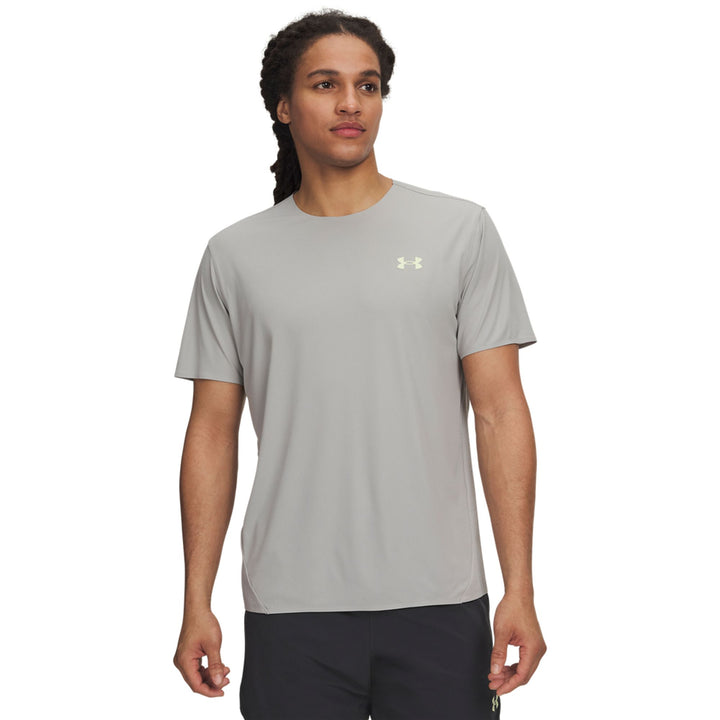 Under Armour M Explor Trail Run Ulw Ss - titanium
