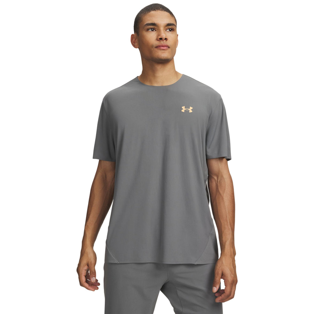 Under Armour M Explor Trail Run Ulw Ss - clay green