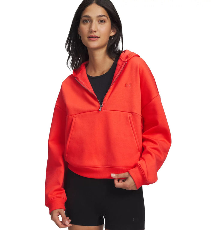 Under Armour Ua Icon Fleece Hz Hoodie - venom red