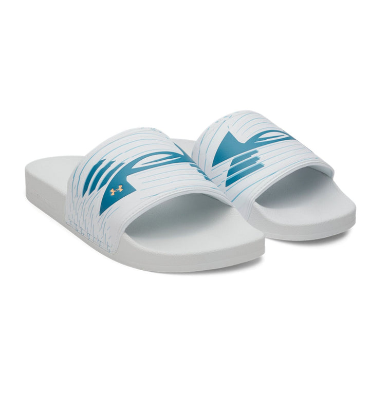 Under Armour  UA ARMR SLIDE SPORT - WHITE