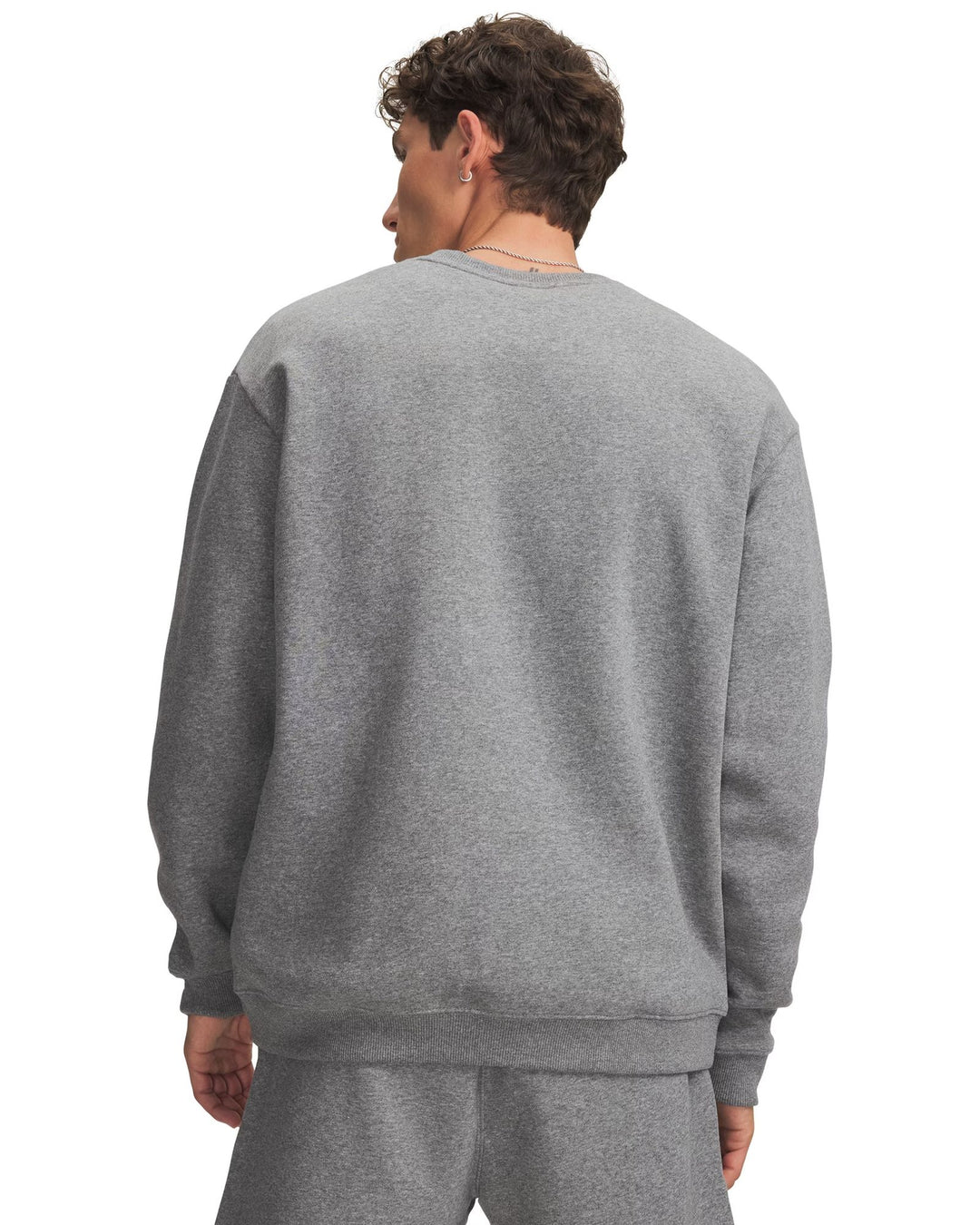 Under Armour Ua Rival Flc Crew - castlerock light heather