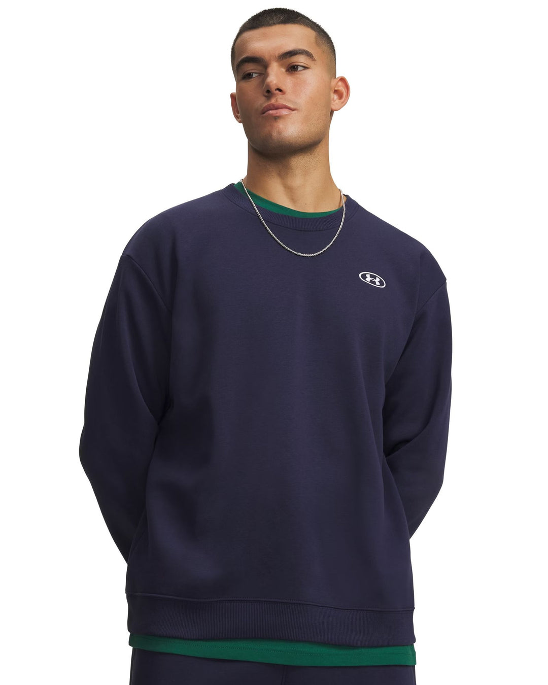 Under Armour Ua Rival Flc Crew - midnight navy