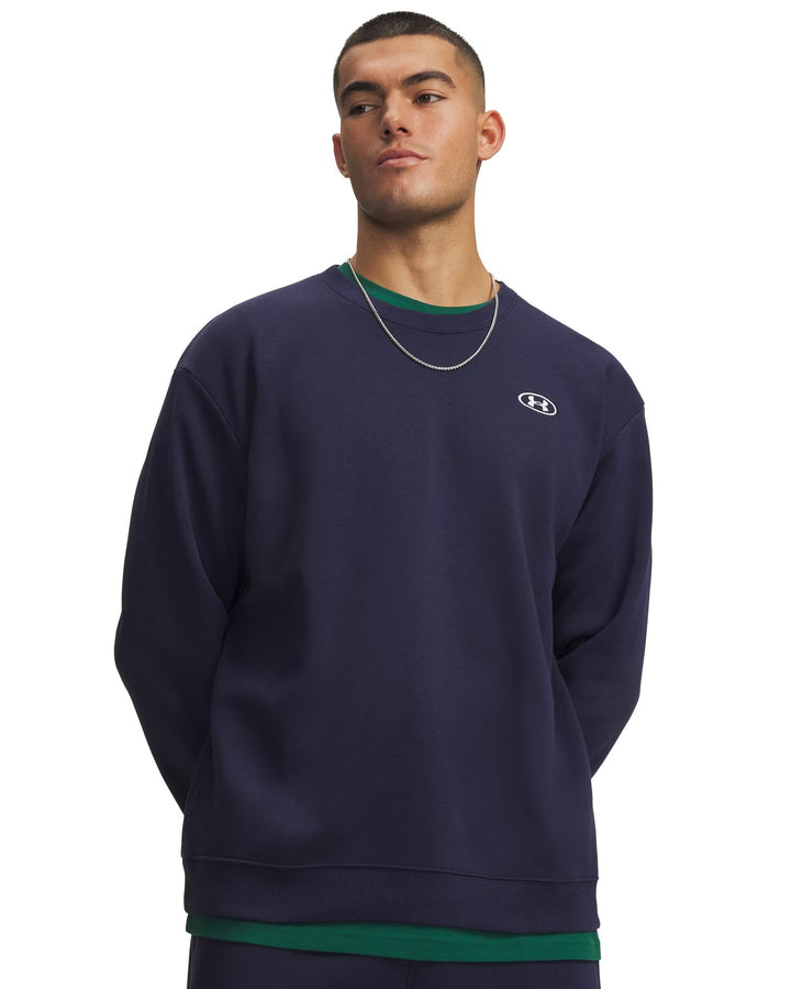 Under Armour Ua Rival Flc Crew - midnight navy