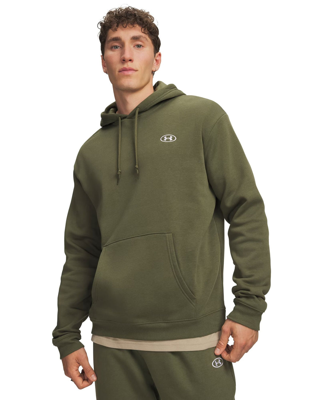 Under Armour Ua Rival Flc Hoodie - marine od green