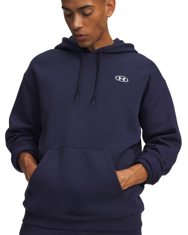 Under Armour Ua Rival Flc Hoodie - midnight navy
