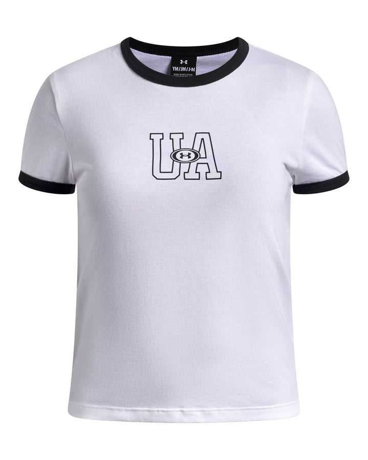 Under Armour G Ringer Tee - white