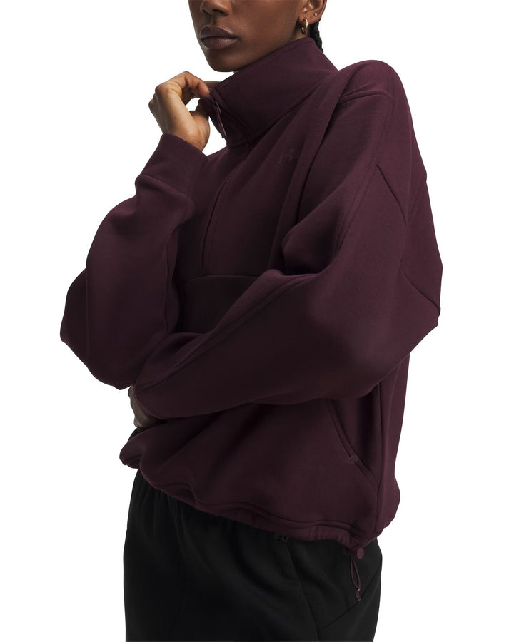 Under Armour Unstoppable Fleece Hz - ox blood