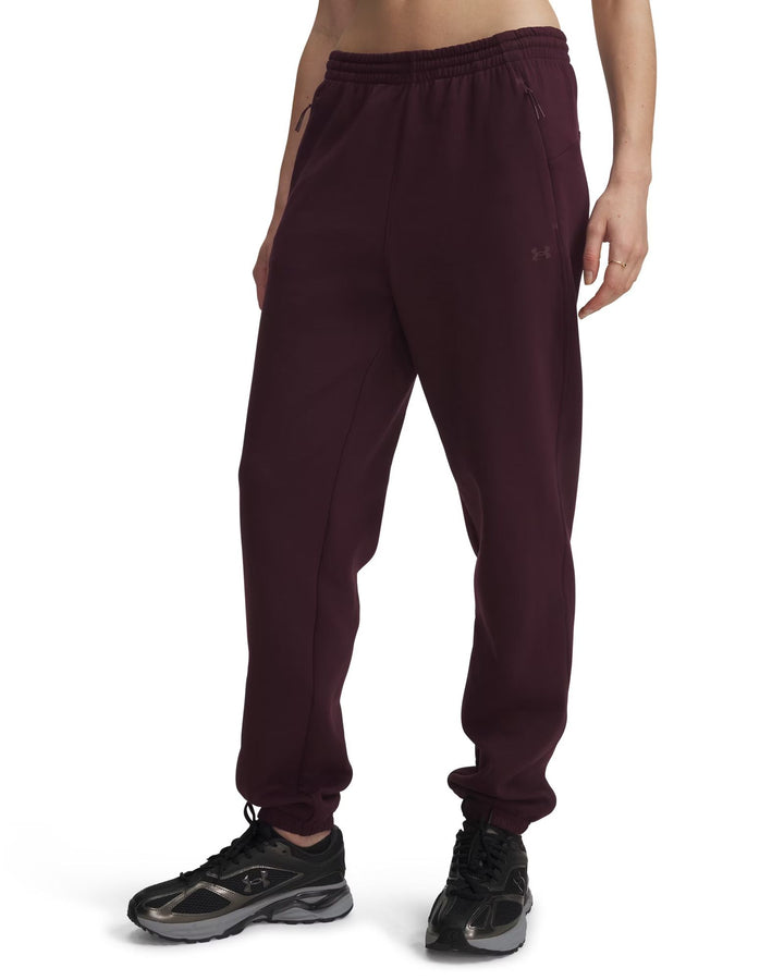 Under Armour Unstoppable Flc Gym Pant - ox blood