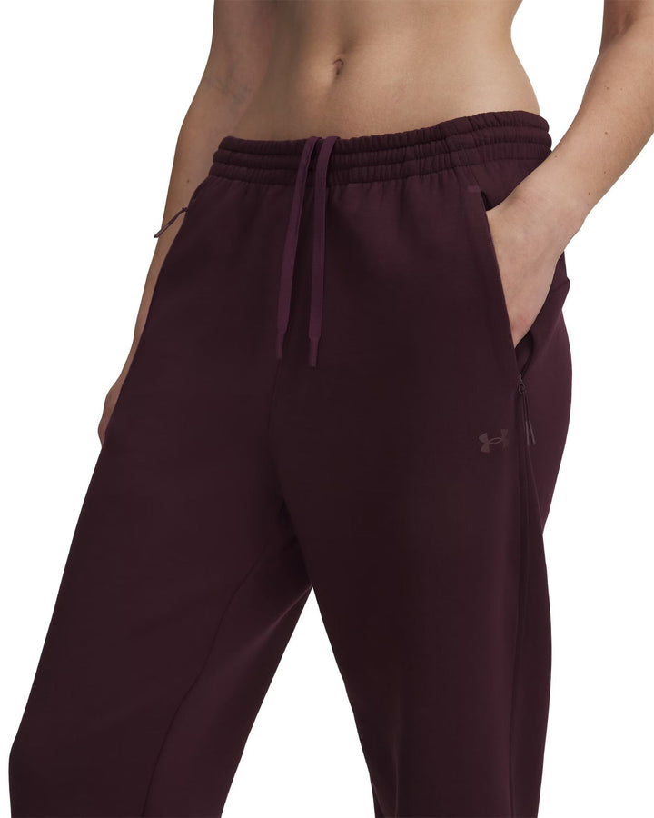 Under Armour Unstoppable Flc Gym Pant - ox blood