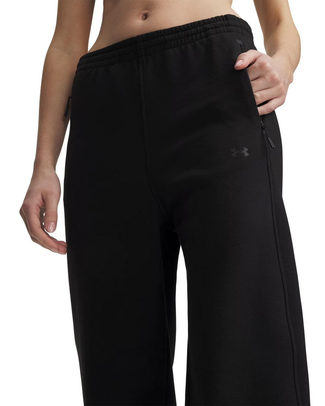 Under Armour Unstoppable Flc Open Pant - ultimate black
