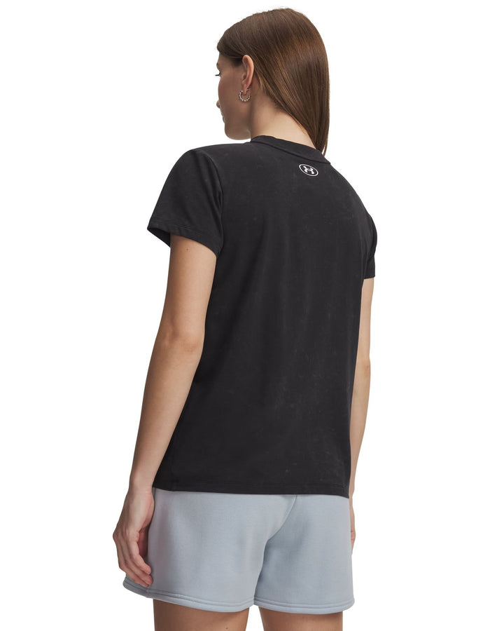 Under Armour Rival Cotton Wash Ss - black