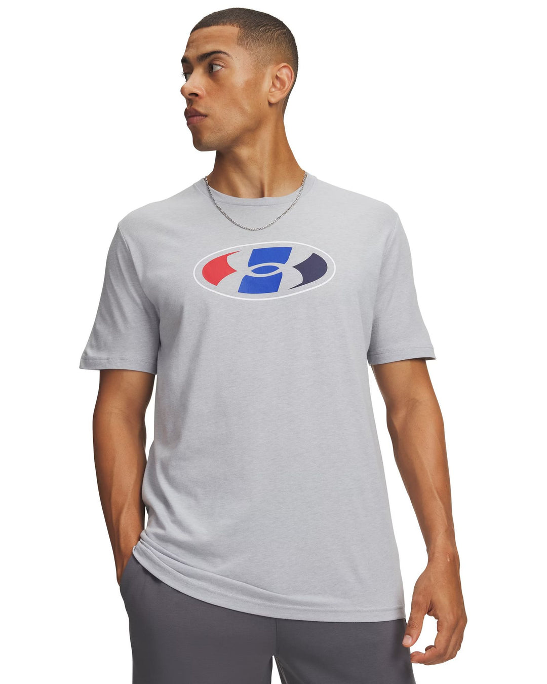 Under Armour Ua M Lockertag Nov Ss - mod gray light heather