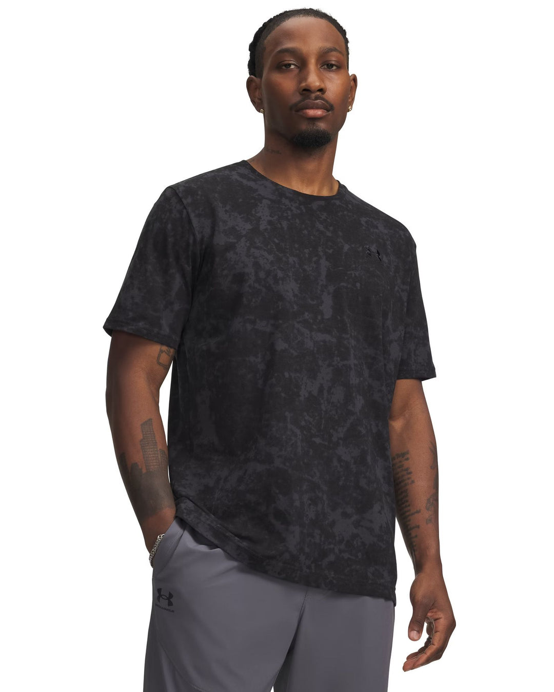 Under Armour Ua M Icon Ss Novelty - ultimate black