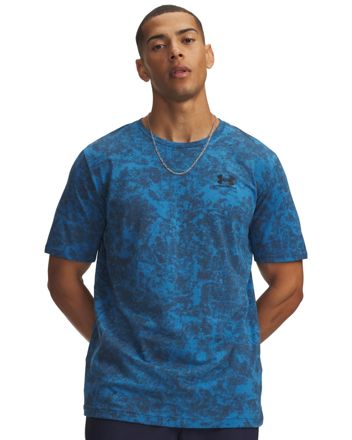 Under Armour Ua M Icon Ss Novelty - aegean blue