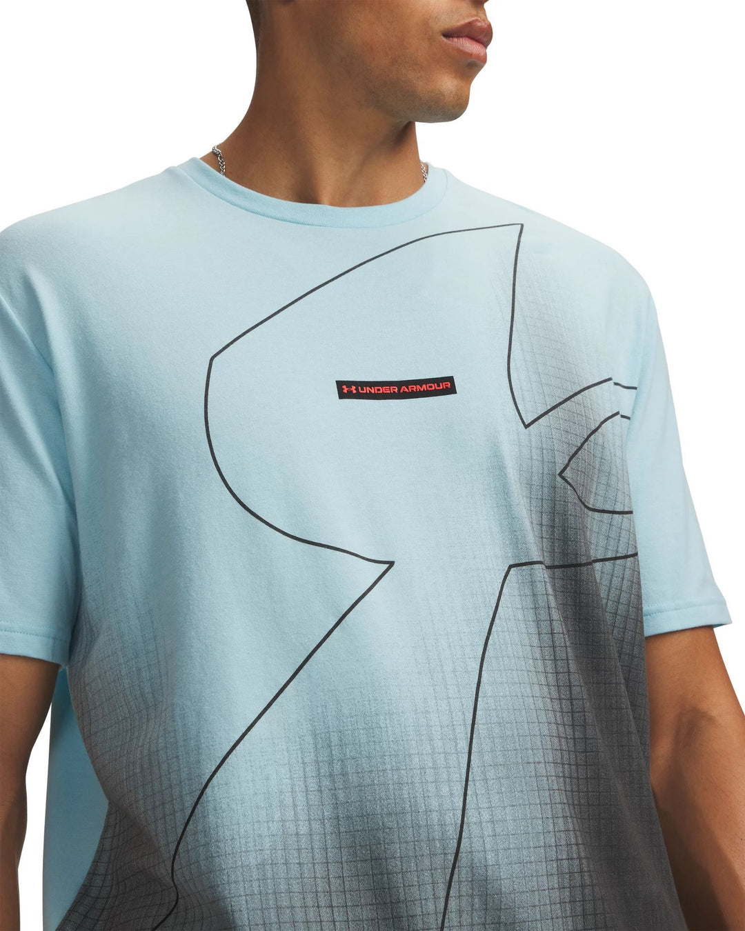 Under Armour Ua M 60/40S Blend Logo Ss - opal blue