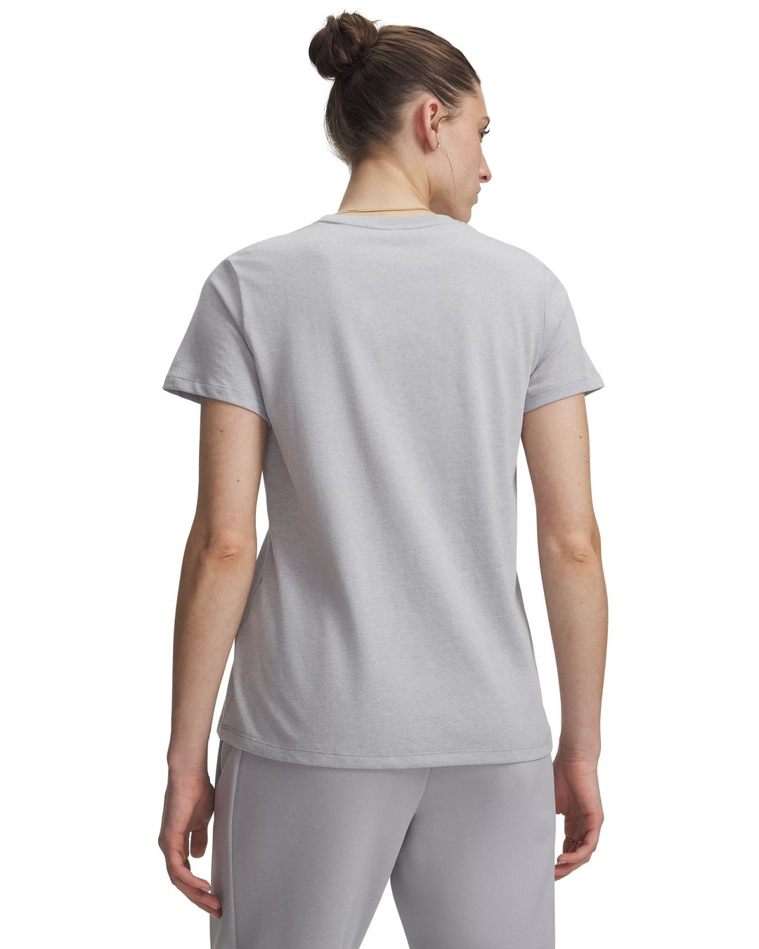 Under Armour Ua W Icon Flce Graphc Ss - mod gray light heather