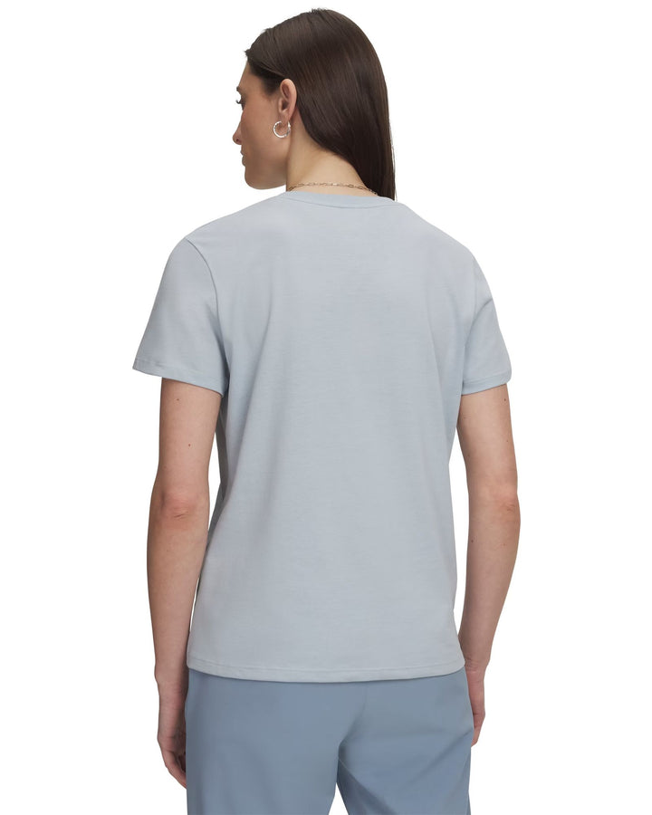 Under Armour Ua W Icon Flce Graphc Ss - blue fog