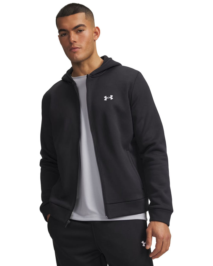 Under Armour Ua Armour Fleece Fz Hoodie - black