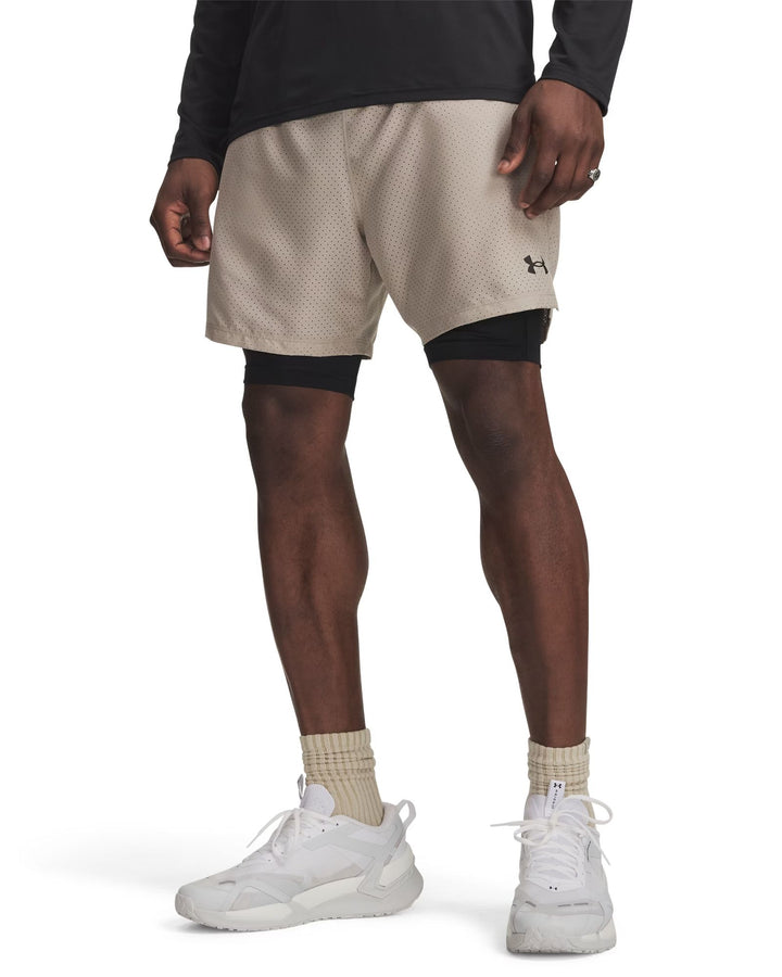 Under Armour Ua Vanish Wven Short 2.0 2N1 - timberwolf taupe