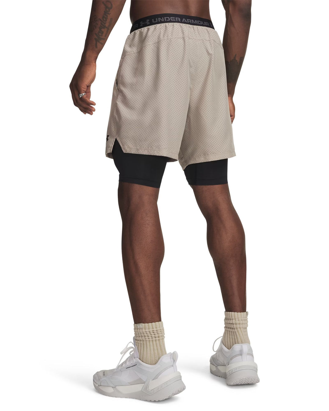 Under Armour Ua Vanish Wven Short 2.0 2N1 - timberwolf taupe