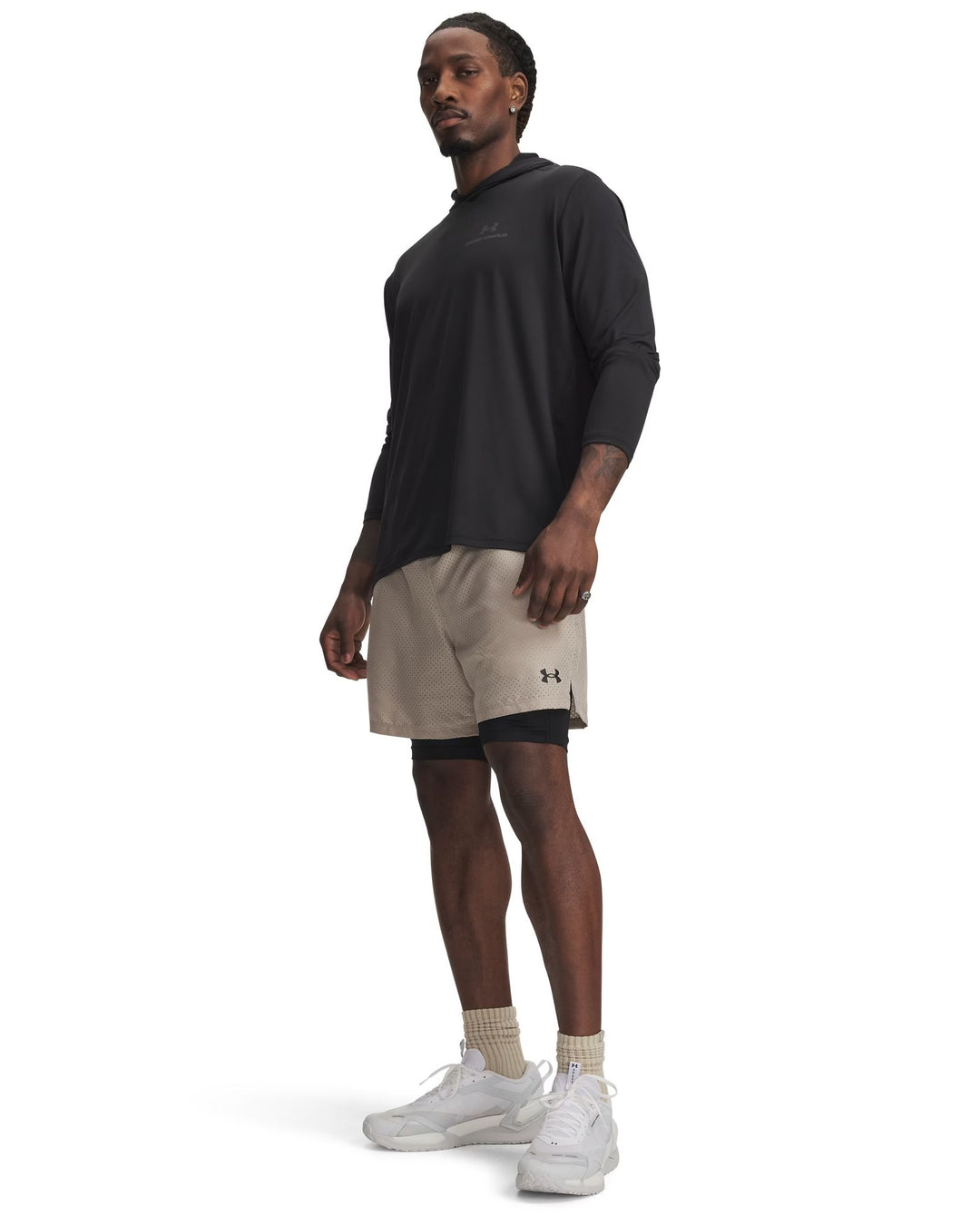 Under Armour Ua Vanish Wven Short 2.0 2N1 - timberwolf taupe