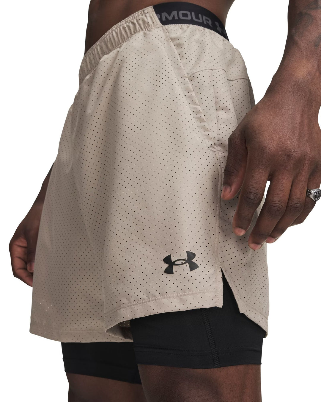Under Armour Ua Vanish Wven Short 2.0 2N1 - timberwolf taupe