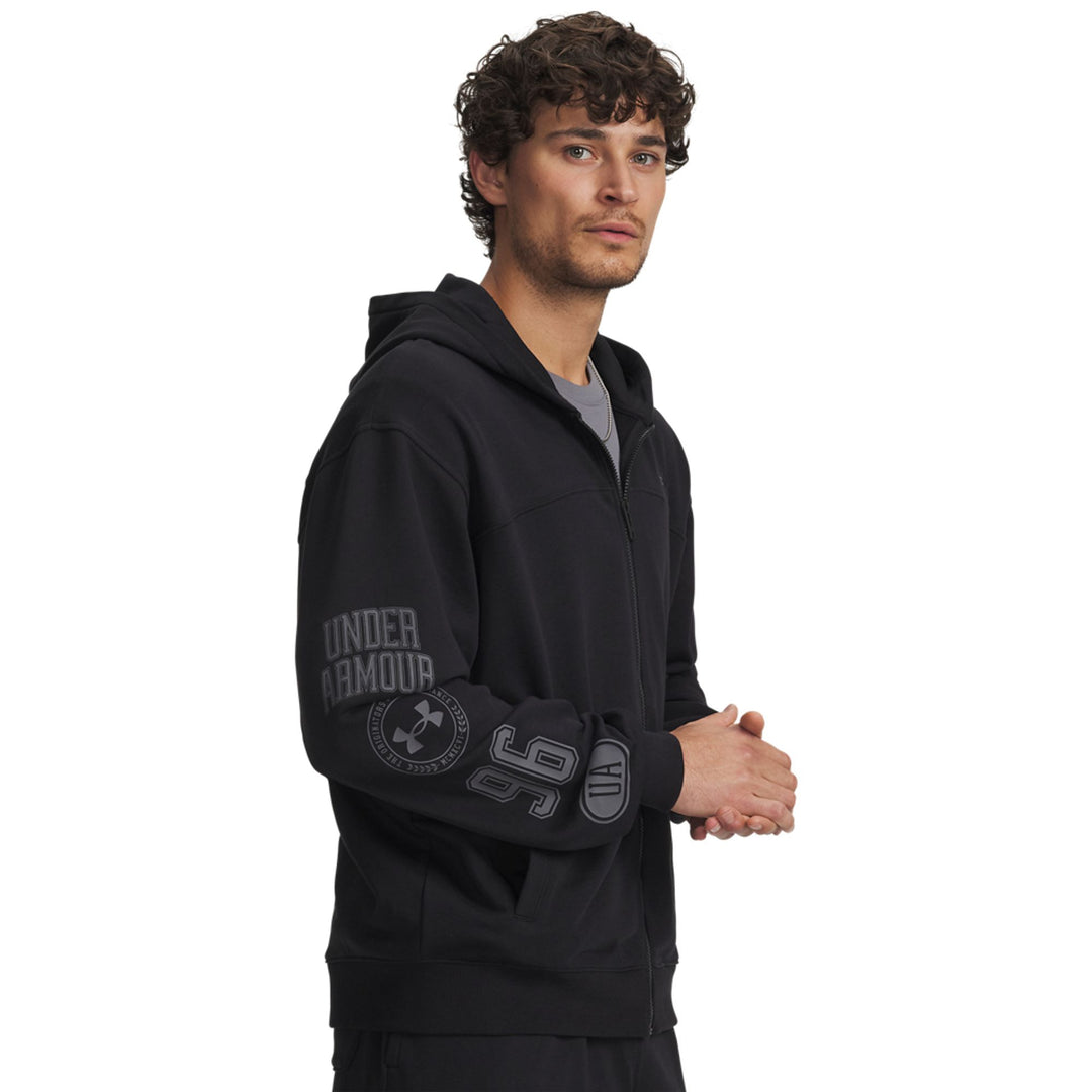 Under Armour Ua Rival Lw Graphic Fz - black