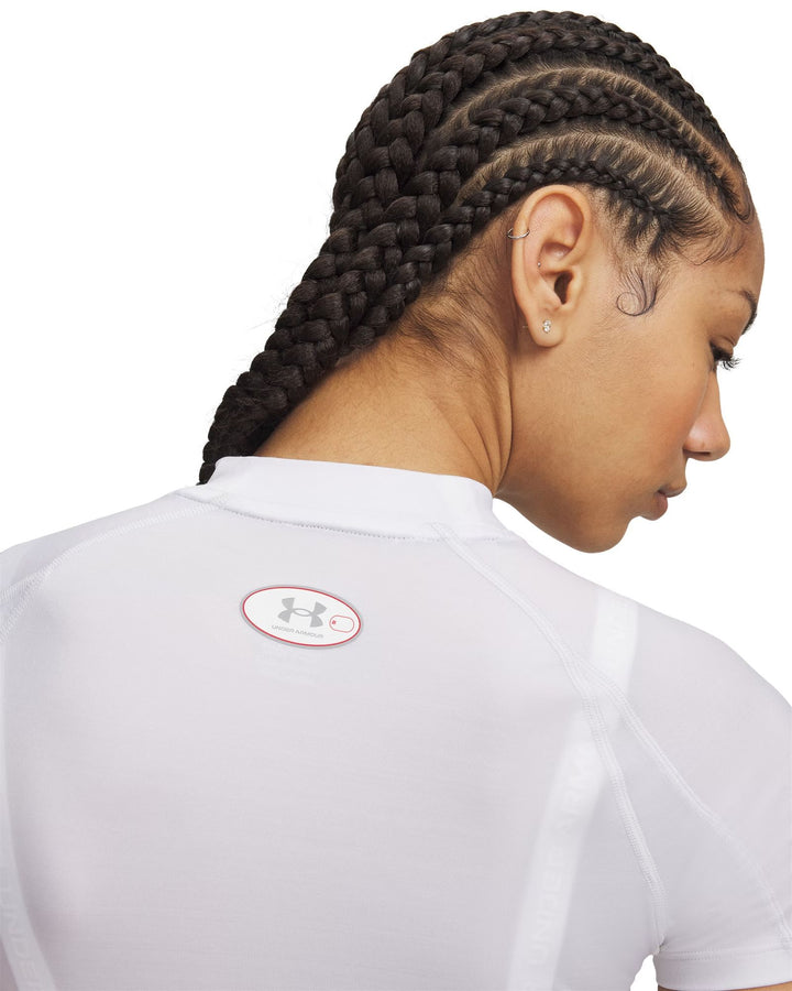 Under Armour Heatgear Elite Crop Mck Ss - white