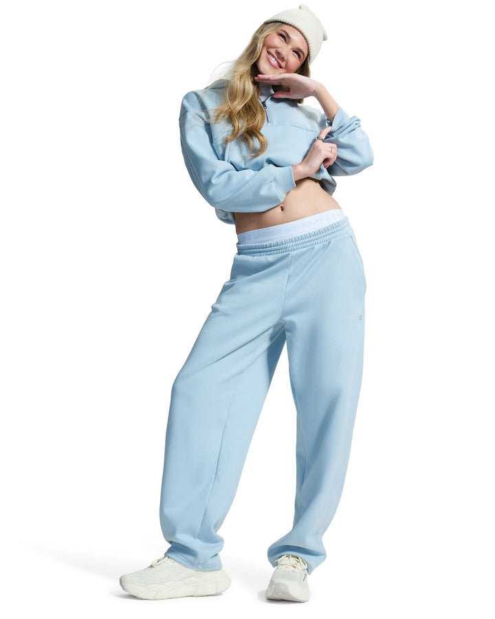 Under Armour Ua Icon Fleece Barrel Pant - blue fog