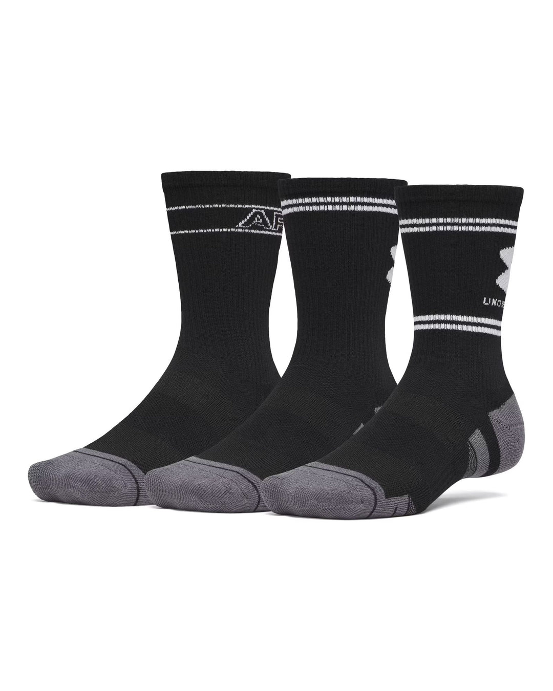 Under Armour New Ua Perf Tech Nov 3Pk Crw - ultimate black