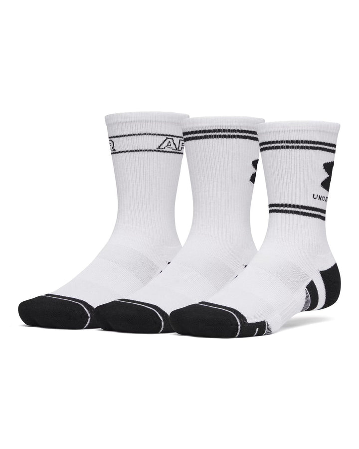 Under Armour New Ua Perf Tech Nov 3Pk Crw - white