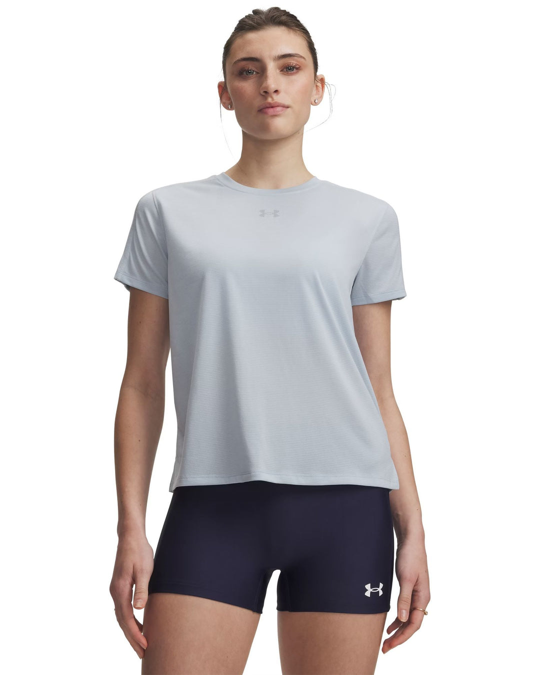 Under Armour Ua Velociti Reflct Ss - blue fog