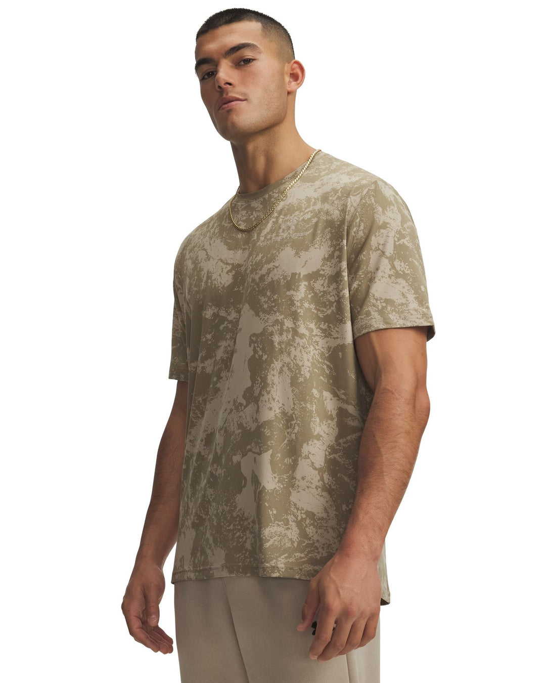 Under Armour Vanish Energy Printed2 Ss - timberwolf taupe