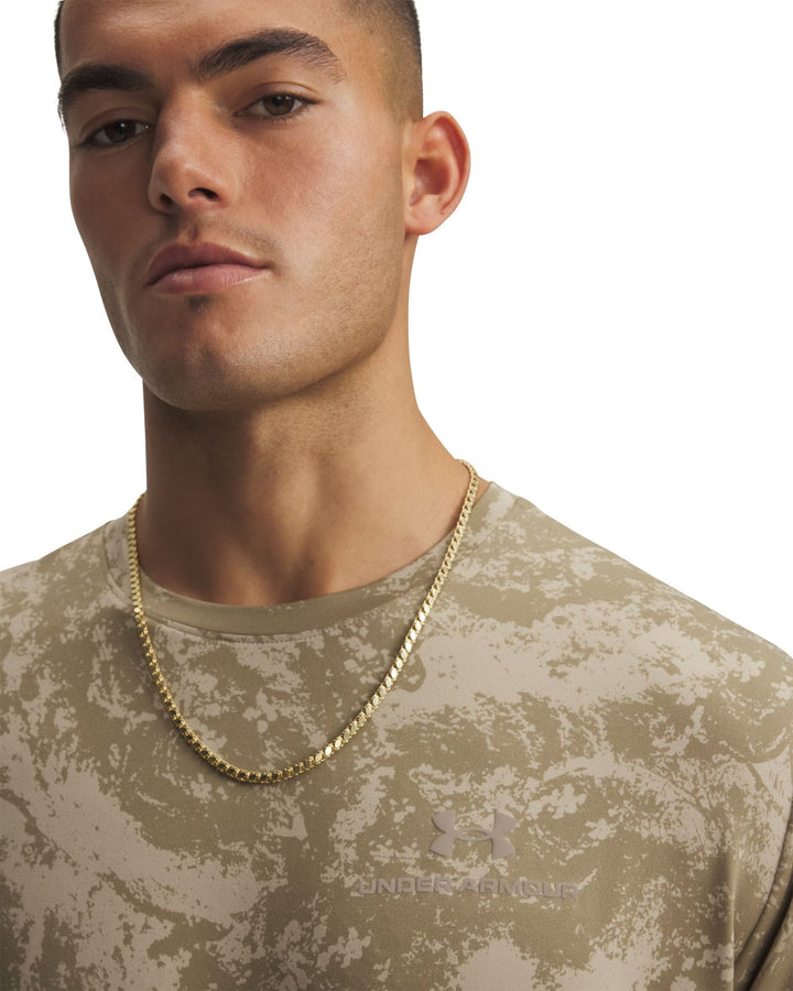 Under Armour Vanish Energy Printed2 Ss - timberwolf taupe