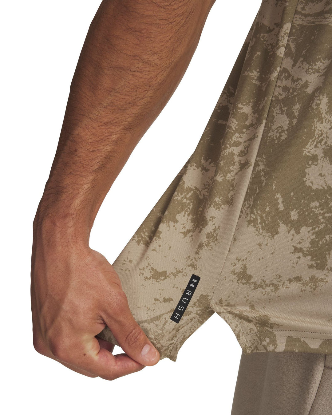 Under Armour Vanish Energy Printed2 Ss - timberwolf taupe