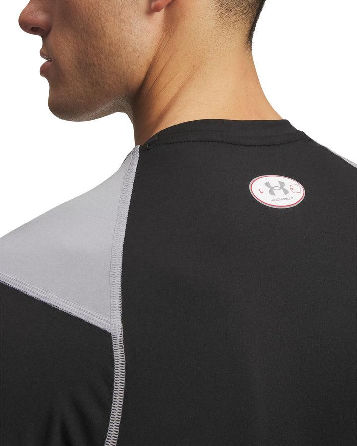 Under Armour Ua Hg Elite Fitted Ss - ultimate black