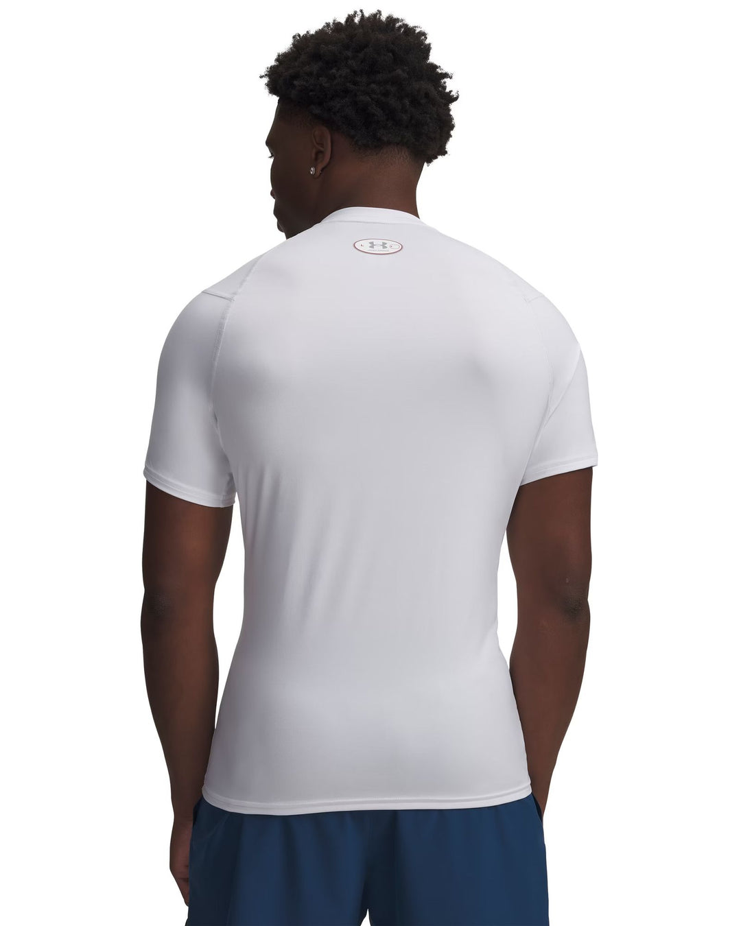 Under Armour Ua Hg Elite Fitted Ss - white