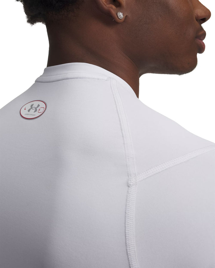 Under Armour Ua Hg Elite Fitted Ss - white